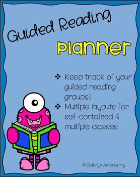 Preview of Guided Reading Planner