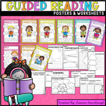 Guided Reading Posters and Comprehension Worksheets by Lauren Fairclough