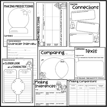 Guided Reading Posters And Prehension Worksheets By