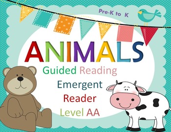 Preview of Guided Reading Animals