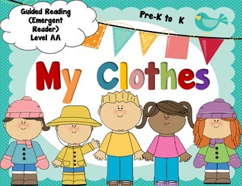 Preview of Guided Reading My Clothes