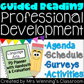 Preview of Guided Reading Professional Development Planner