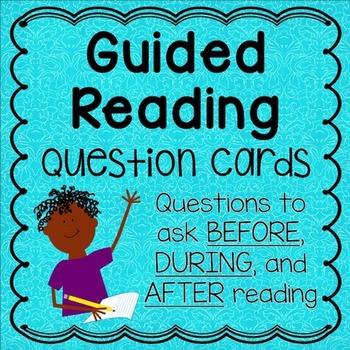 Preview of Guided Reading Question Cards