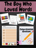 Guided Reading/Read Aloud Plan for THE BOY WHO LOVED WORDS