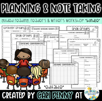 Preview of Guided Reading, Reader's & Writer's Workshop: Plans, Notes & Check List *BUNDLE*