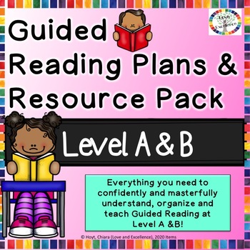 Preview of Guided Reading Resource, Lesson Planning, & Activity Pack Level A & B