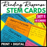 Guided Reading Response Cards: Set 1 | Sentence Stems
