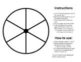 Guided Reading Response Wheel Spinner