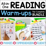 Guided Reading Skill Warm-ups Bundle : Phonics Fluency and