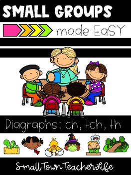 Preview of CH Spelling - Guided Reading Small Groups made EaSY- CH TCH TH