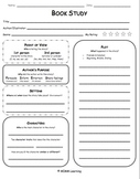 Guided Reading Story Elements Graphic Organizer - Book Study