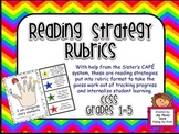 Guided Reading Strategies Rubrics CCSS Grades 1-5