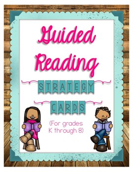 Preview of Guided Reading Strategy Cards Used with Jan Richardson