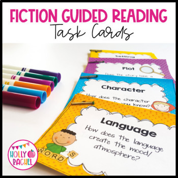 Preview of Guided Reading Task Cards | Fiction