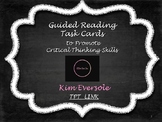 Guided Reading Task Cards to Promote Critical Thinking Skills