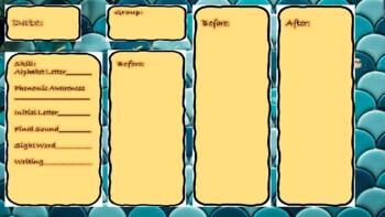 Preview of Guided Reading Template