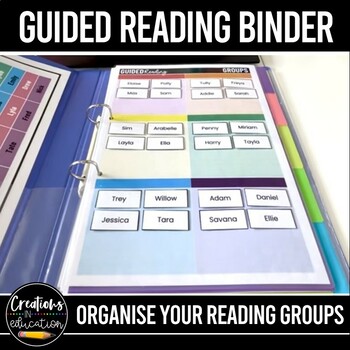 Preview of Guided Reading Template | Reading Groups Organisation