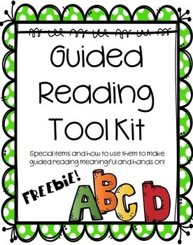 Preview of Guided Reading Toolkit: Freebie
