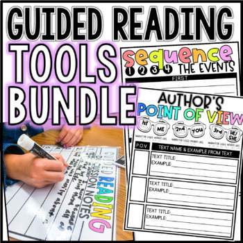 Preview of Guided Reading Tools & Management BUNDLE