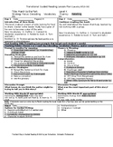 Guided Reading Transitional Lesson Plan- F&P Level K- Marc