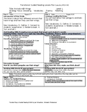 Guided Reading Transitional Lesson Plan- F&P Level L- Anim