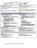 Guided Reading Transitional Lesson Plan- F&P Level L- Libb