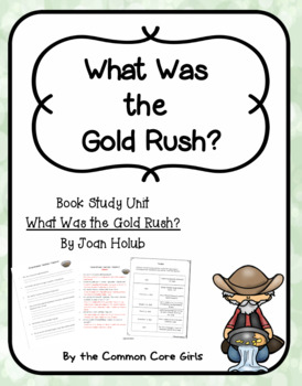 Preview of Comprehension Questions/Literacy Activities: What Was the Gold Rush? No Prep,