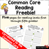 Guided Reading Freebies!
