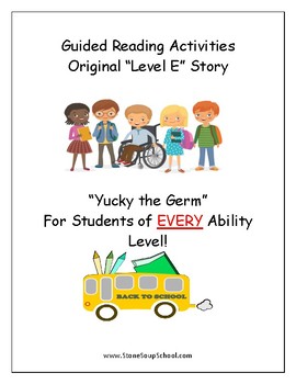 Preview of K: Guided Reading, "Yucky the Germ" for M/H or Med Conditions