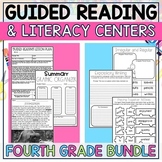 Guided Reading and Literacy Centers Bundle: 4th Grade