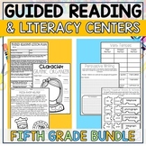Guided Reading and Literacy Centers Bundle: 5th Grade