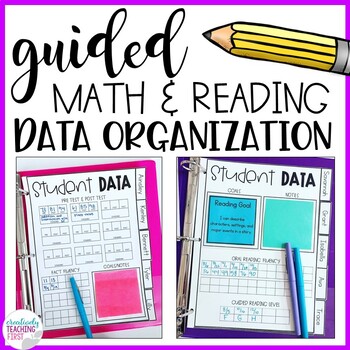 Preview of Guided Reading and Math Data Organization