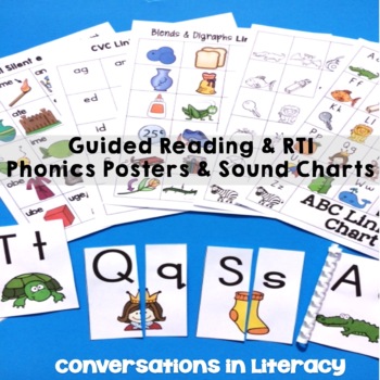 Phonics Charts For Guided Reading And Writing
