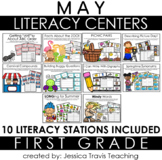 Literacy Stations for 1st Grade {MAY}