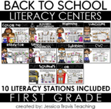 Literacy Stations for FIRST GRADE (Back to School)