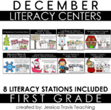 Literacy Stations for First Grade ~ DECEMBER