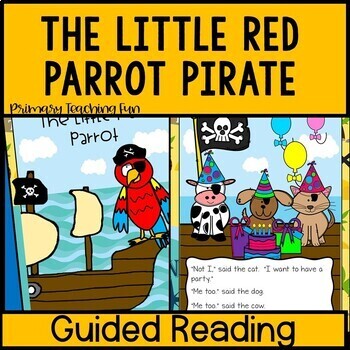 Preview of Grade One Guided Reading, Reader's Theatre and Worksheets with a Pirate Theme
