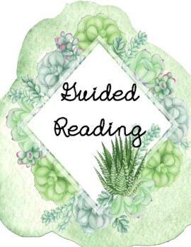 Preview of Guided Reading organization