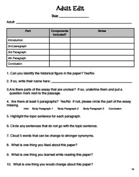 8th grade research paper packet