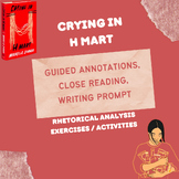 Guided Rhetorical Analysis Activities: Michelle Zauner's "