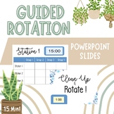 Guided Rotation Powerpoint with Timer- 15 Minutes!