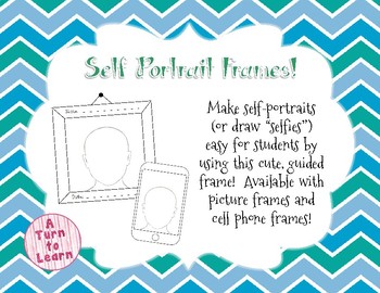 Preview of Self-Portrait/Selfie Art Project - Perfect for Back to School!