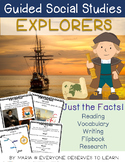 Guided Social Studies: Explorers Age of Exploration 5W's and How