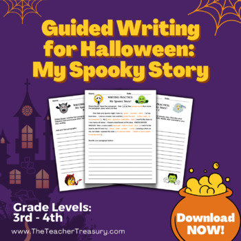 Guided Writing for Halloween: My Spooky Story by The Teacher Treasury