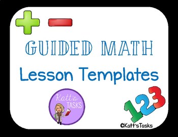 Preview of Guided math Templates
