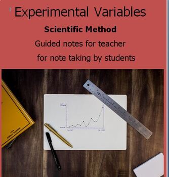 Preview of Variables Scientific Method Guided notes for teacher & note taking by students