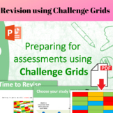 Guided revision lesson for Students using challenge grid charts.