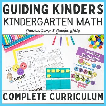 Preview of Kindergarten Math Curriculum for the Whole Year - Lesson Plans, Worksheets, etc.