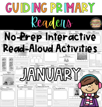 Preview of Guided Reading | Interactive Read-Aloud Activities | January