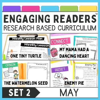 Preview of Reading Comprehension Lessons for Spring, Read Aloud Lessons, Activities for May